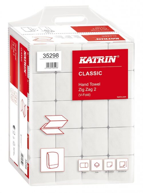 Papírové ručníky KATRIN skládané 4000 ks
