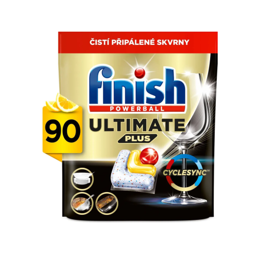 Tablety do myčky Finish Ultimate Plus all in 1 90 ks Lemon