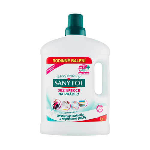 Sanytol dezinfekce na prádlo bílé květy 1,5 l