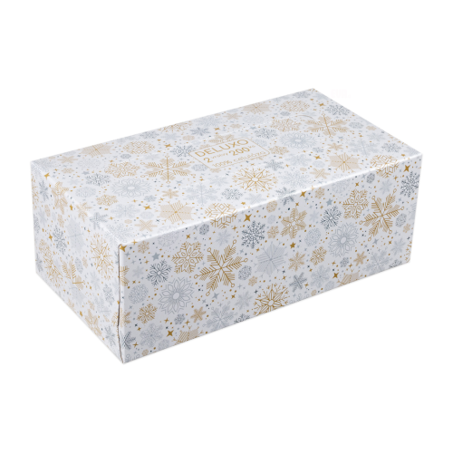 Kapesníčky Deluxo 200 ks 2-V v krabičce - vločky