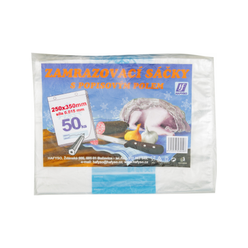 Sáčky zamrazovací s popisem 25x35 cm (50 ks)