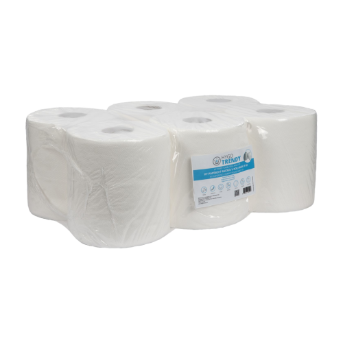 Ručníky papírové role Maxi bílé, Hygoflexi, 2-V, 110m (6 ks/balení)