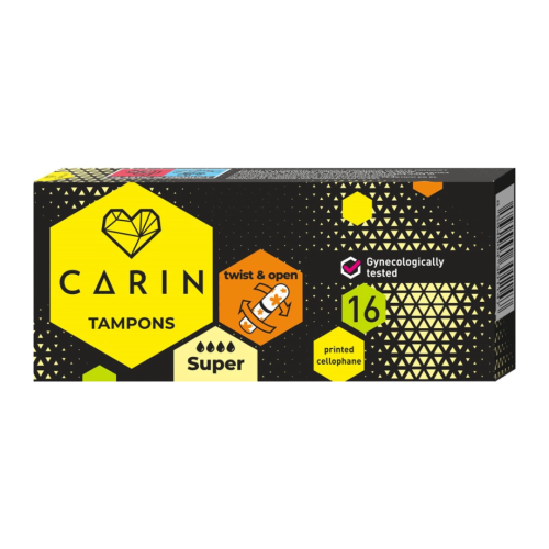 Dámské tampóny CARIN super 16 ks