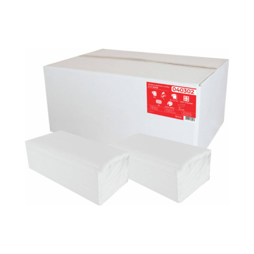 Pap.ručníky Z-Z INPOSAN 2-V 3000 ks celulóza 24x21 cm
