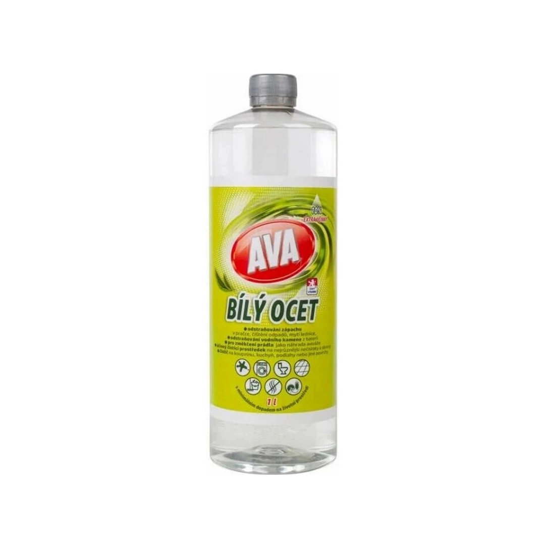 Bílý ocet na úklid AVA 10% 1l