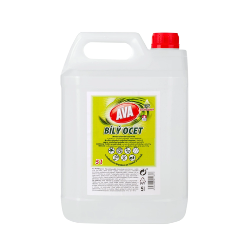 Bílý ocet na úklid AVA 10% 5l