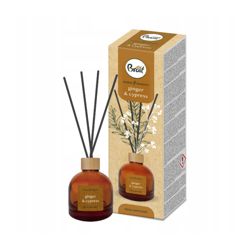 BRAIT vonné tyčinky Herbal moments 100 ml (více druhů) - Ginger & Cypress